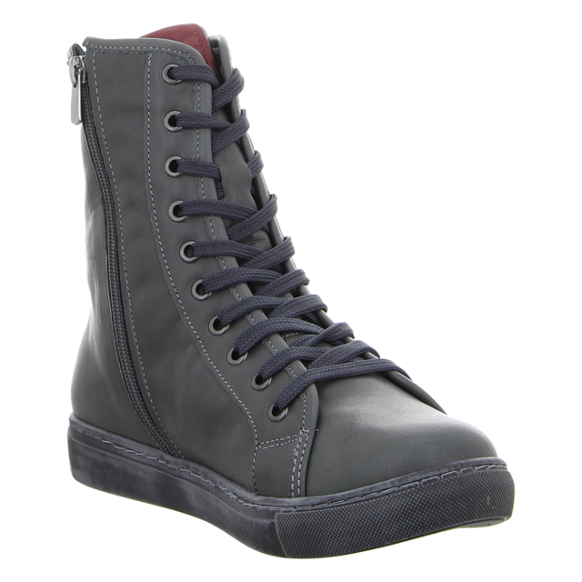 Andrea Conti - 0342856-631 - 0342856-631 - schiefer/burgund - Stiefeletten