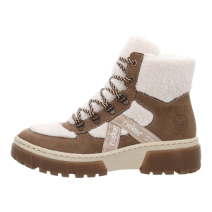 Stiefeletten - Rieker - beige kombi