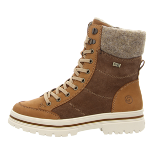 Stiefeletten - Remonte - braun kombi