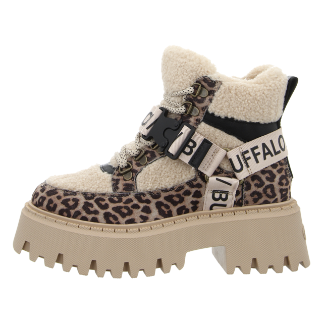 Buffalo - BN1622629 - Aspen Com Mid - beige/black/leo - Stiefeletten