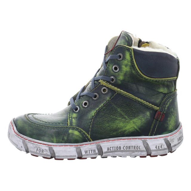 Krisbut - 3307A-6-8 - 3307A-6-8 - gr�n-kombi - Stiefeletten