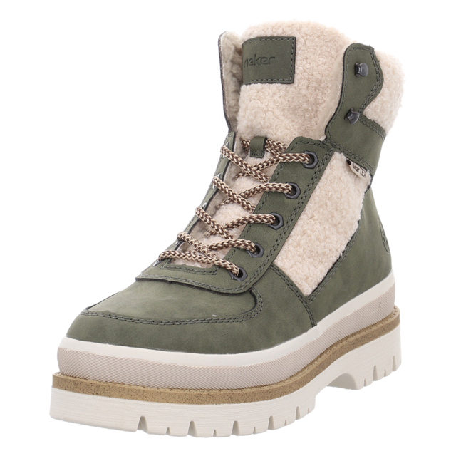 Rieker - Y6214-54 - Y6214-54 - gr�n kombi - Stiefeletten