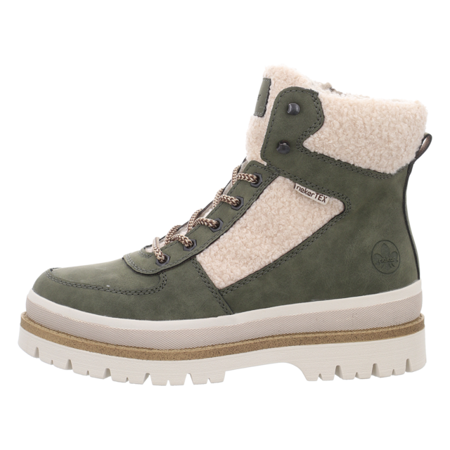Rieker - Y6214-54 - Y6214-54 - gr�n kombi - Stiefeletten