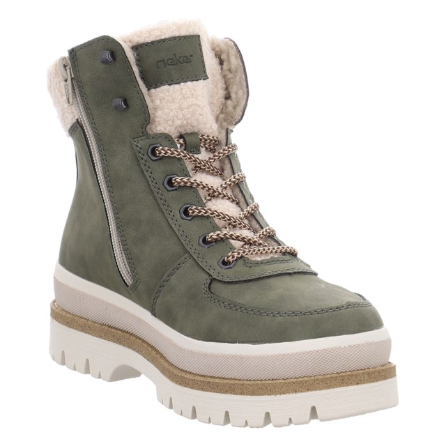 Rieker - Y6214-54 - Y6214-54 - gr�n kombi - Stiefeletten