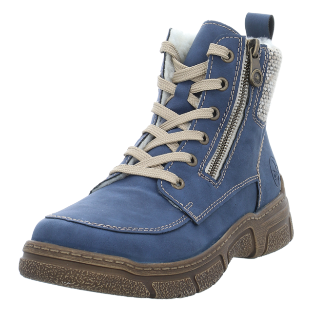 Rieker - 72330-14 - 72330-14 - blau - Stiefeletten