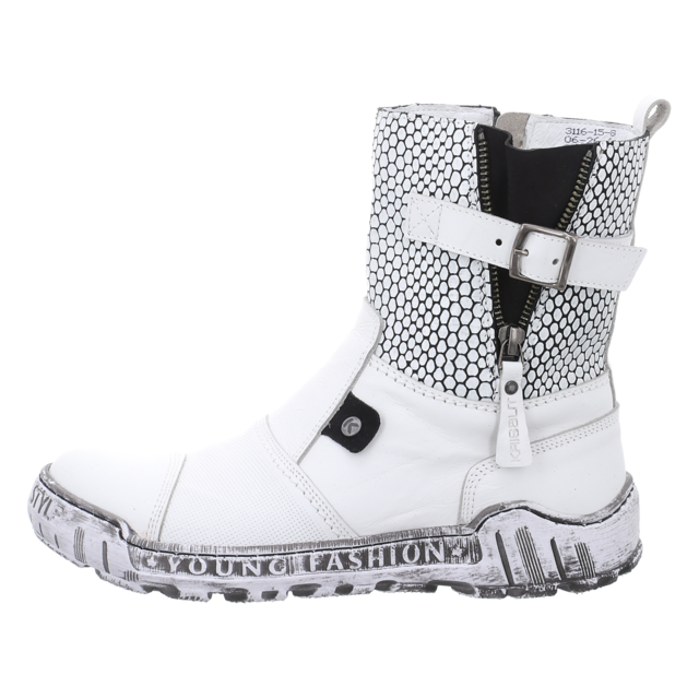 Krisbut - 3116-15-8 - 3116-15-8 - wei�-kombi - Stiefeletten