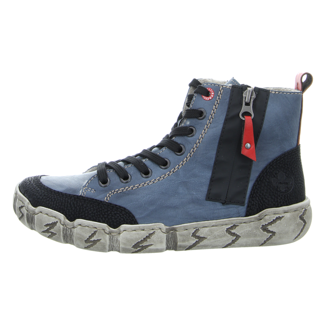 Rieker - L0370-14 - L0370-14 - blau kombi - Stiefeletten