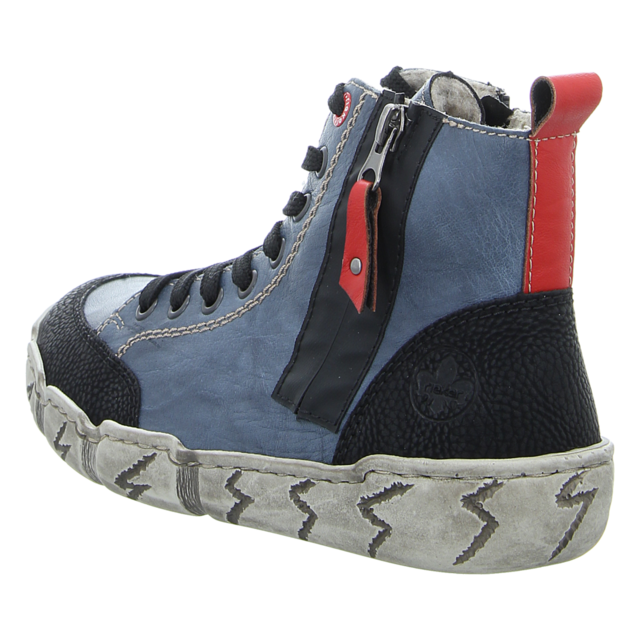 Rieker - L0370-14 - L0370-14 - blau kombi - Stiefeletten