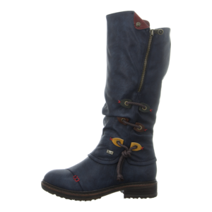 Stiefel - Rieker - blau-kombi