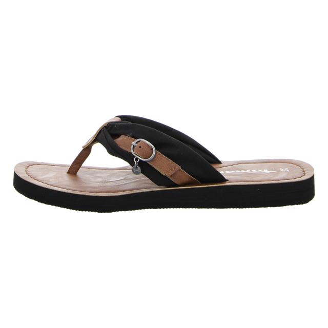 Tamaris - 1-27109-42-051 - 1-27109-42-051 - black/muskat - Zehentrenner