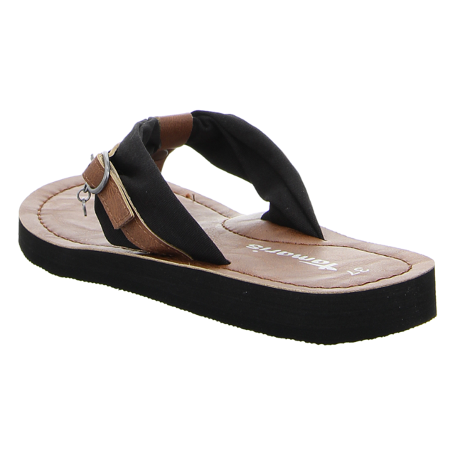 Tamaris - 1-27109-42-051 - 1-27109-42-051 - black/muskat - Zehentrenner