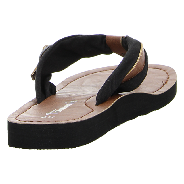 Tamaris - 1-27109-42-051 - 1-27109-42-051 - black/muskat - Zehentrenner