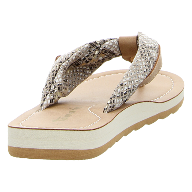 Tamaris - 1-27149-46-483 - 1-27149-46-483 - beige - Zehentrenner