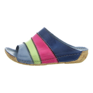 Pantoletten - Gemini - jeans/kiwi