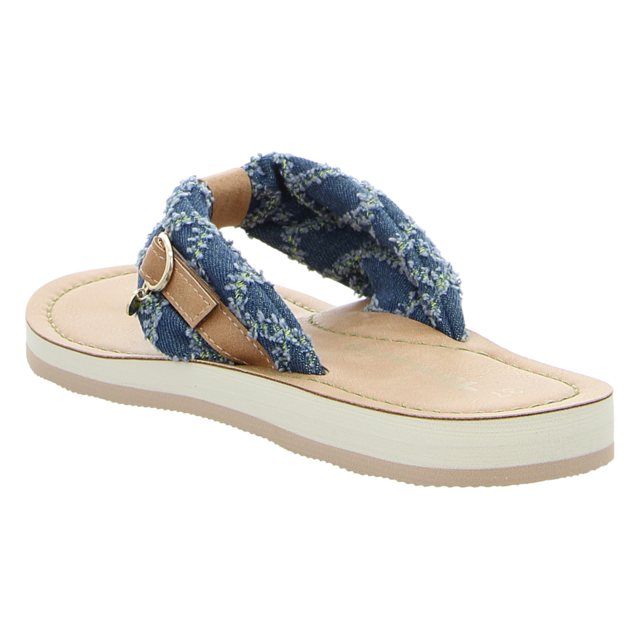 Tamaris - 1-27109-42-804 - 1-27109-42-804 - denim comb - Zehentrenner