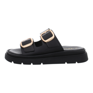 Pantoletten - Tamaris - black leather