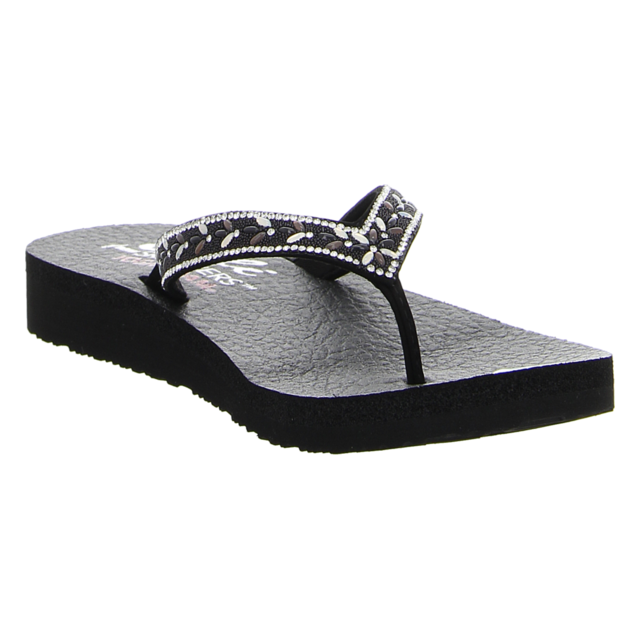 Skechers - 119777 BBK - Meditation - Lucky O - black/rhinestone - Zehentrenner