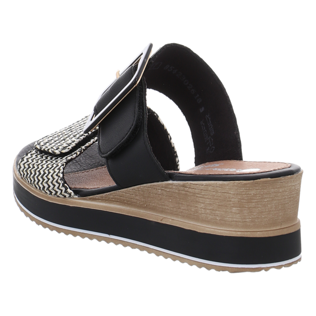 Remonte - D6463-03 - D6463-03 - schwarz-crema/schwarz - Pantoletten