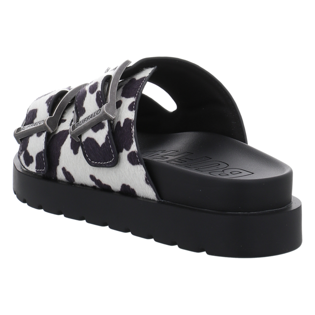 Buffalo - 1602335 - Raya Ari - black/white cow - Pantoletten