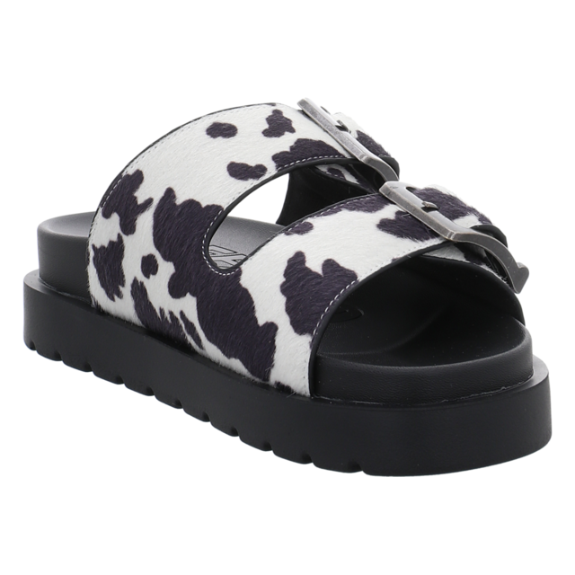 Buffalo - 1602335 - Raya Ari - black/white cow - Pantoletten