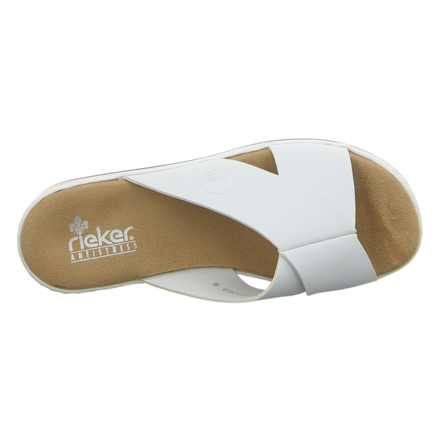 Rieker - V02A1-80 - V02A1-80 - weiss - Pantoletten