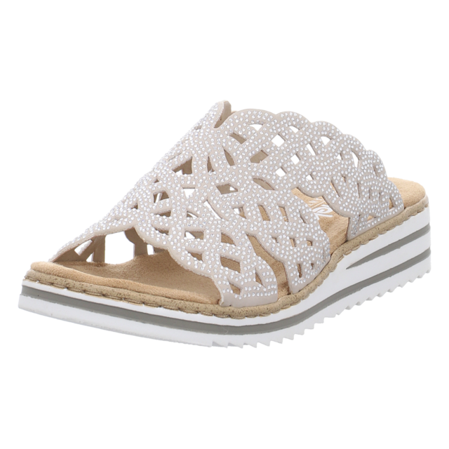 Rieker - V0689-63 - V0689-63 - beige - Pantoletten