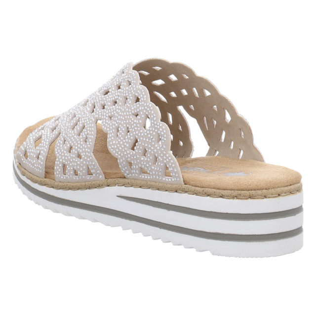 Rieker - V0689-63 - V0689-63 - beige - Pantoletten