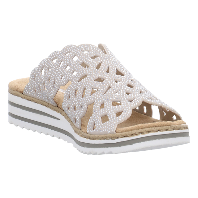Rieker - V0689-63 - V0689-63 - beige - Pantoletten