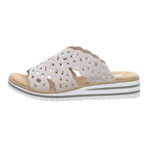 Pantoletten - Rieker - beige