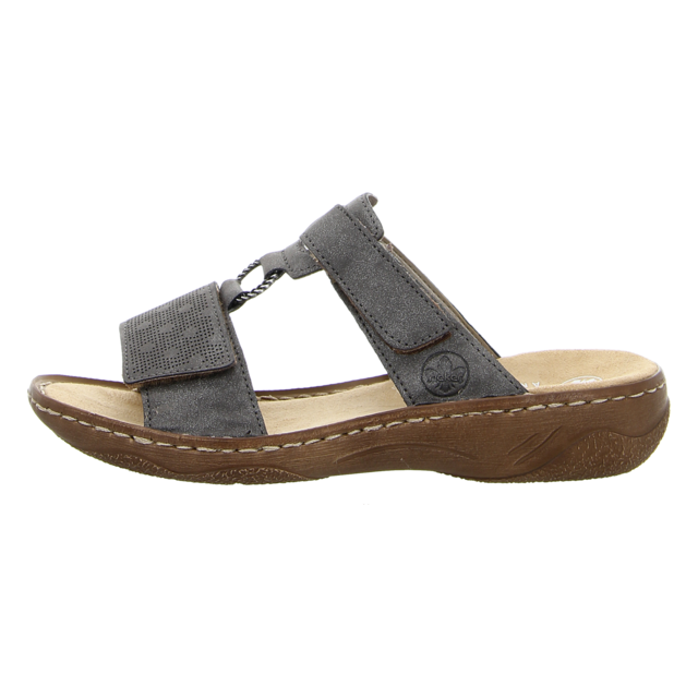 Rieker - V2885-42 - V2885-42 - grau - Pantoletten
