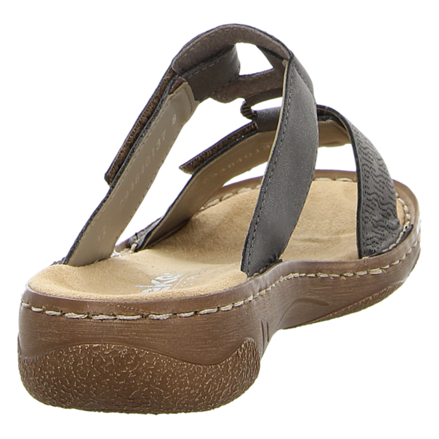 Rieker - V2885-42 - V2885-42 - grau - Pantoletten