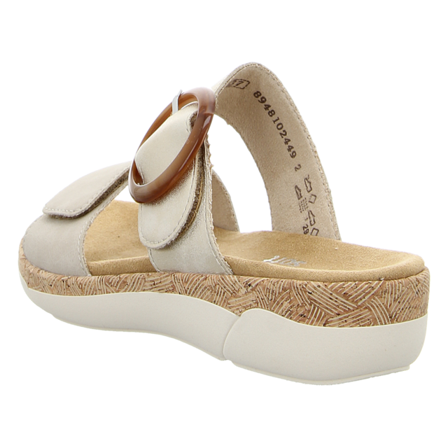 Remonte - R6858-60 - R6858-60 - beige kombi - Pantoletten