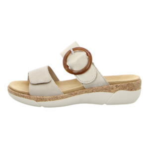 Pantoletten - Remonte - beige kombi