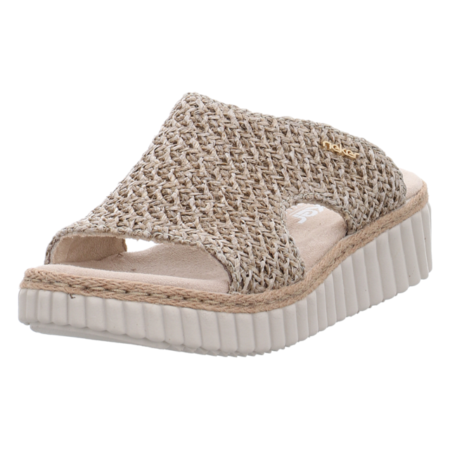 Rieker - 69280-60 - 69280-60 - beige - Pantoletten