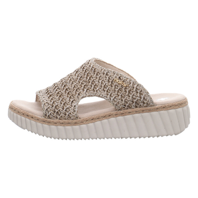 Rieker - 69280-60 - 69280-60 - beige - Pantoletten
