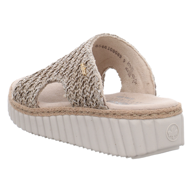 Rieker - 69280-60 - 69280-60 - beige - Pantoletten