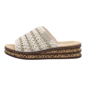 Pantoletten - Rieker - beige