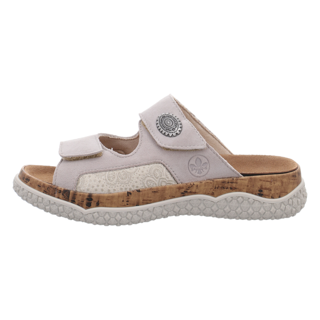 Rieker - V0302-60 - V0302-60 - beige - Pantoletten