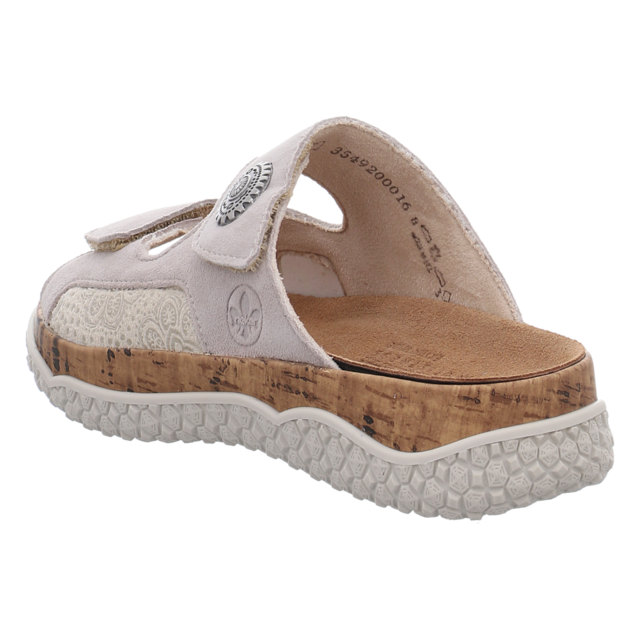 Rieker - V0302-60 - V0302-60 - beige - Pantoletten