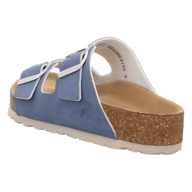 Rieker - V6391-14 - V6391-14 - blau - Pantoletten