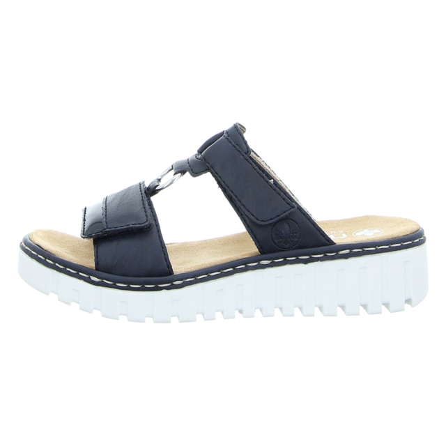 Rieker - V1396-14 - V1396-14 - blau - Pantoletten