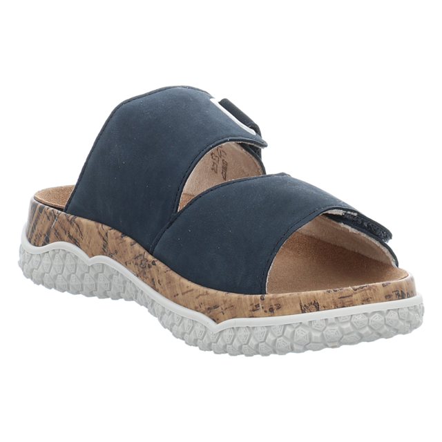 Rieker - V0300-14 - V0300-14 - blau - Pantoletten