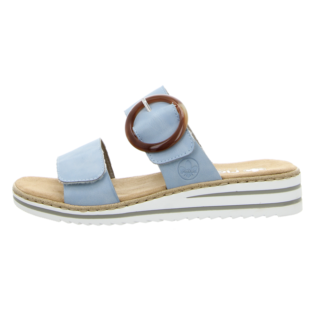 Rieker - V0692-10 - V0692-10 - blau - Pantoletten