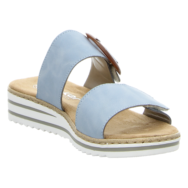 Rieker - V0692-10 - V0692-10 - blau - Pantoletten