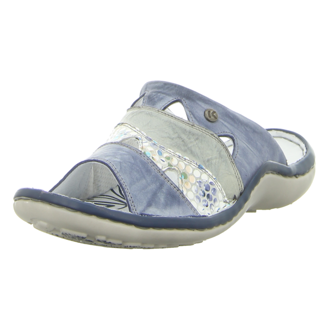 Krisbut - 7015-2-1 - 7015-2-1 - blau-kombi - Pantoletten