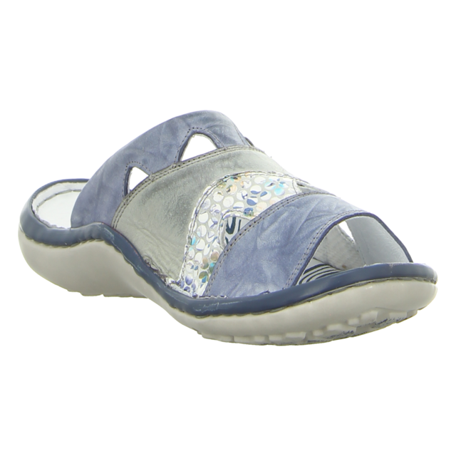 Krisbut - 7015-2-1 - 7015-2-1 - blau-kombi - Pantoletten