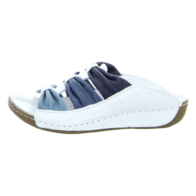 Andrea Conti - 0779006-1631 - 0779006-1631 - wei/blau-multi - Pantoletten