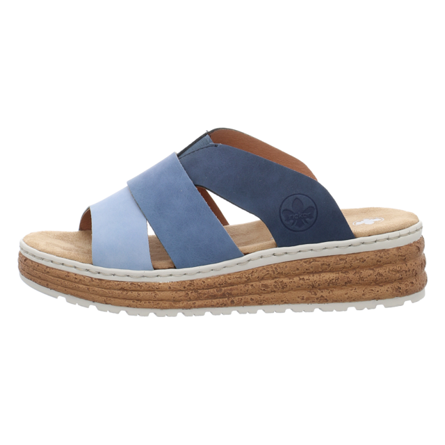Rieker - 62780-12 - 62780-12 - blau - Pantoletten