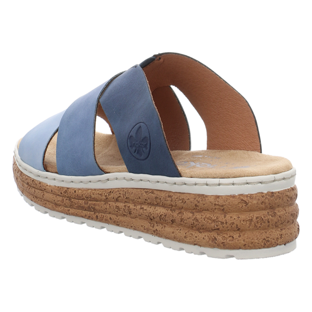 Rieker - 62780-12 - 62780-12 - blau - Pantoletten