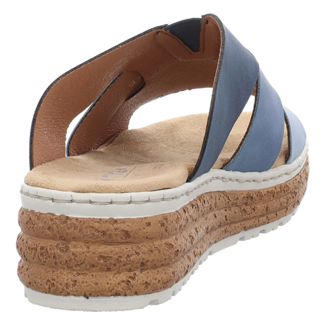 Rieker - 62780-12 - 62780-12 - blau - Pantoletten
